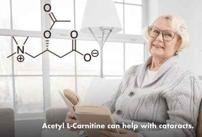 Acetyl L Carnitine can help cataracts